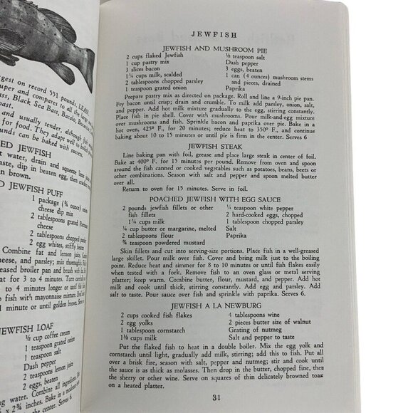 How To Cook Your Catch Fresh Fish Recipe Booklet By Rube Allyn 1963 Paperback - Picture 8 of 9